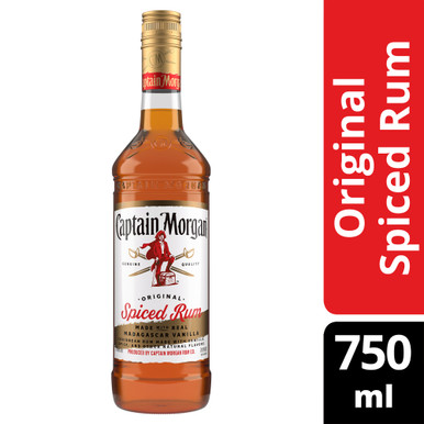 CAPT MORGAN SPICED 750ML