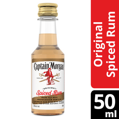 CAPT MORGAN SPICED MINI CASES ONLY 120/PK