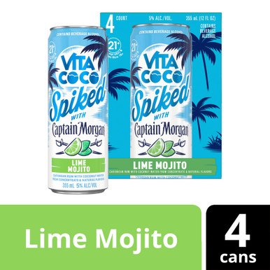 CAPT MORGAN VITA CO MOJIT CN 4PK CASES ONLY 6/PK
