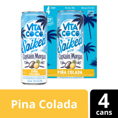 CAPT MORGAN VITA CO PINA CN 4PK CASES ONLY 6/PK