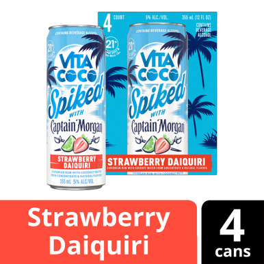 CAPT MORGAN VITA CO STRWB CN 4PK CASES ONLY 6/PK