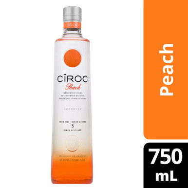 CIROC PEACH 750ML