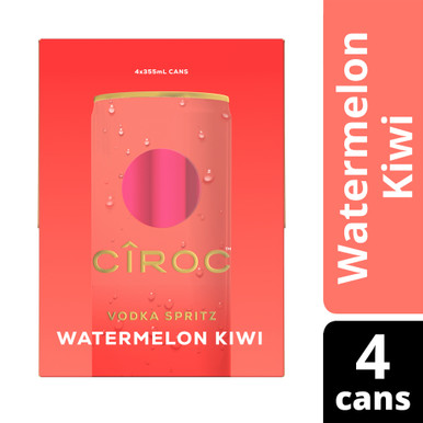 CIROC SPRITZ WATERMLN KIWI 4PK CASES ONLY 6/PK