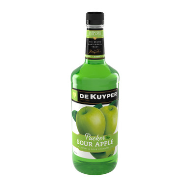 DEKUYPER SOUR APPLE PUCKER LITER