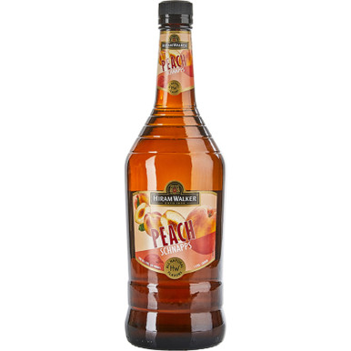 H WALKER PEACH SCHNAPPS LITER