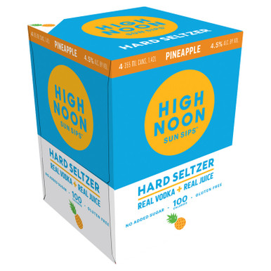 HIGH NOON PNEAPPLE CKTL 4PK 12OZ CASES ONLY 6/PK