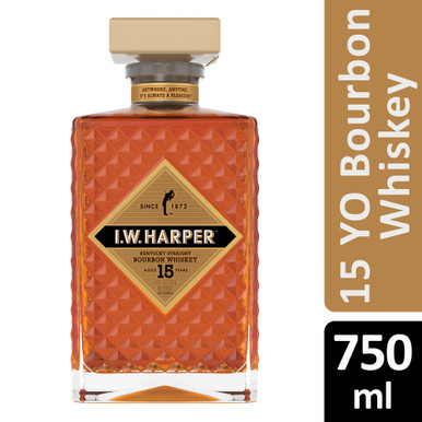 I W HARPER BOURBON 15YR 750ML