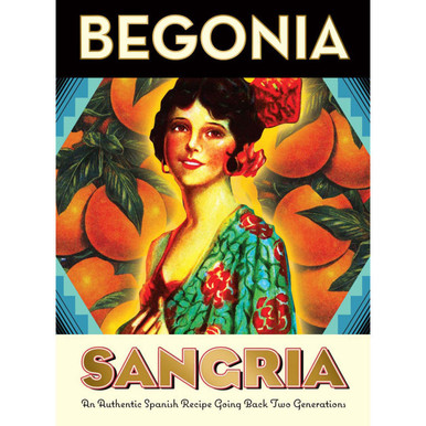 BEGONIA SANGRIA TINTO CN 330ML CASES ONLY 24/PK
