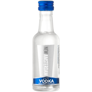 NEW AMSTERDAM GIN PET MINI CASES ONLY 120/PK