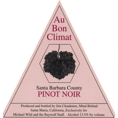 AU BON CLIMAT PINOT NOIR SANTA BARBARA 750ML