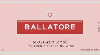 BALLATORE ROSSO SPARKLING MOSCATO 750ML