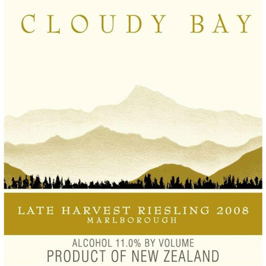 CLOUDY BAY LATE HAREVST RIESLING 375ML
