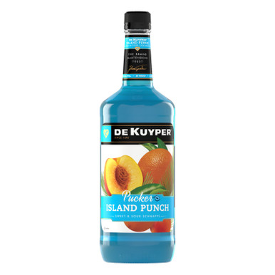 DEKUYPER ISLAND BLUE PUCKE LITER