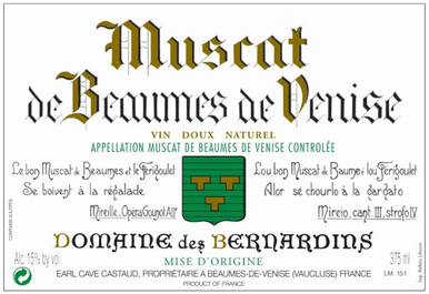 BERNARDINS MUSCAT BEAUMES DE VENISE 750ML