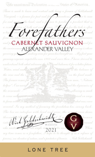 FOREFATHERS CABERNET LONE TREE 750ML