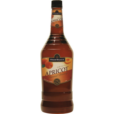 H WALKER APRICOT BRANDY LITER