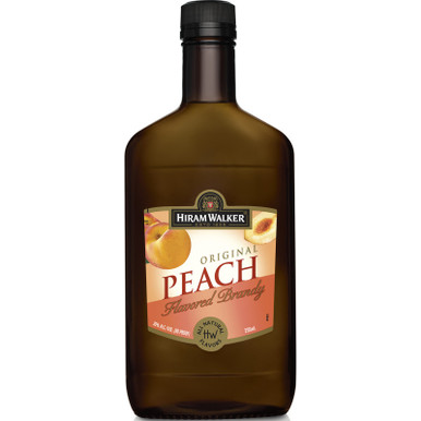 H WALKER PEACH BRANDY 375ML