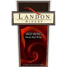 LANDON RED ROSE 750ML