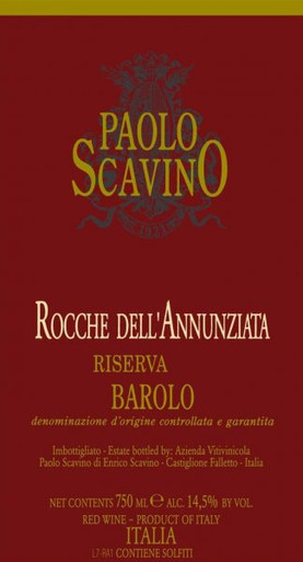 PAOLO SCAVINO ANNUNZIATA 0 750ML