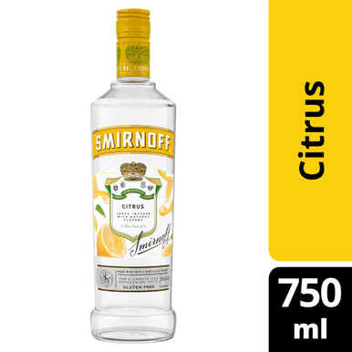 SMIRNOFF CITRUS 750ML