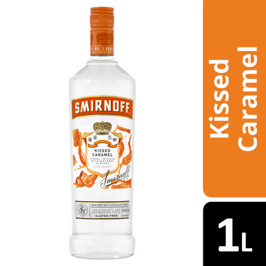 SMIRNOFF KISSED CARAMEL LITER