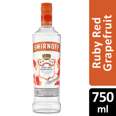 SMIRNOFF RUBY RED GRAPEFRU 750ML