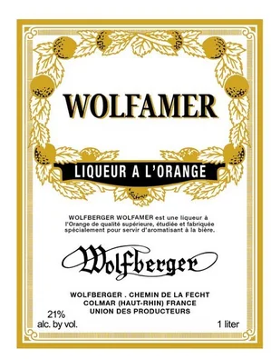 WOLFBERGER WOLFAMER LIQUEUR LITER