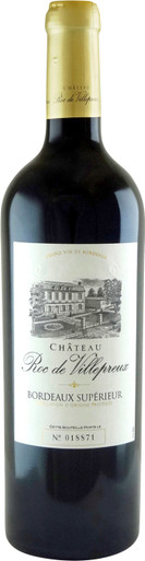 CH ROC DE VILLEPREUX BORDEAUX SUPERIEUR 750ML