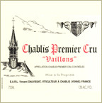 DAUVISSAT CHABLIS VAILL 19 750ML
