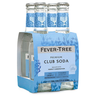 FEVER TREE CLUB SODA NR 4PK CASES ONLY 6/PK