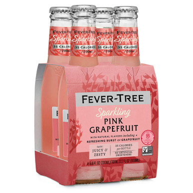 FEVER TREE SPKLG PNK GRFT NR 4PK CASES ONLY 6/PK