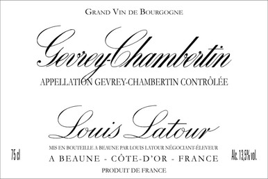 LOUIS LATOUR GEVREY CHAMBERTIN 22 750ML