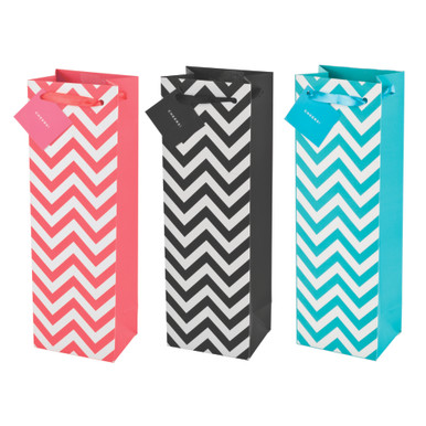 SAVOY WINE BAG CHEVRON ASRTD N/A