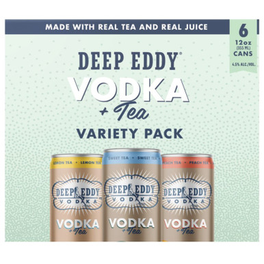 DEEP EDDY RTD TEA VRTY 6PK 12OZ CASES ONLY 4/PK