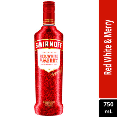 SMIRNOFF RED/WHITE & MERR 750ML