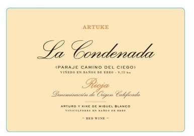 ARTUKE LA CONDENADA RIOJA 21 750ML
