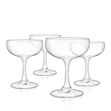 COUPE COCKTAIL GLASSES 4CT 7OZ CASES ONLY 4/PK