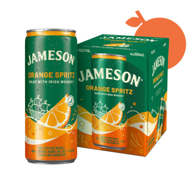 JAMESON RTD ORANGE SPRITZ 4PK CASES ONLY 6/PK