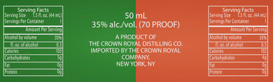 CROWN ROYAL ROYAL PAIR 10PK MINI -- CASES ONLY -- 6/PK