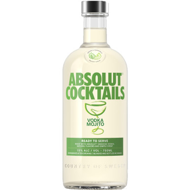 ABSOLUT RTS MOJITO CKTL 750ML