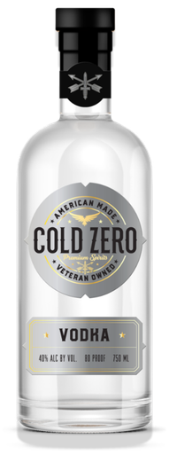 COLD ZERO VODKA 750ML
