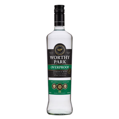 WORTHY PARK OVERPROOF RUM LITER