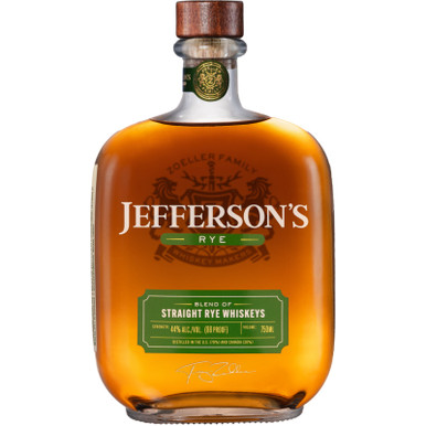 JEFFERSONS STRAIGHT RYE 750ML