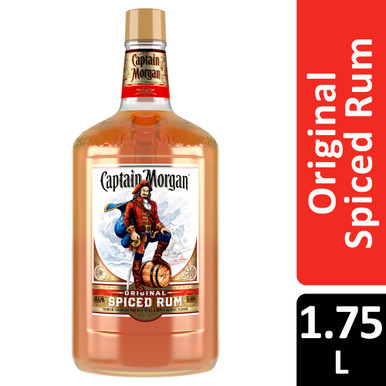 CAPT MORGAN SPICED GLASS 1 75L