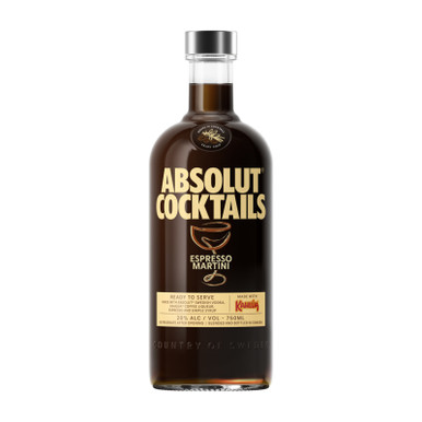 ABSOLUT RTS ESPRESSO CKTL 750ML