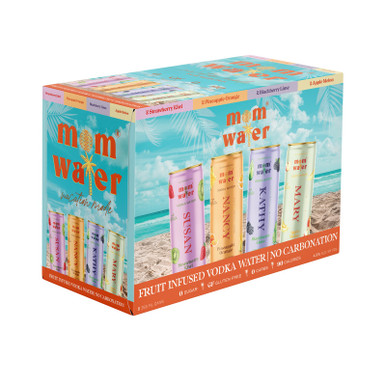 MOM WATER VACATION VRTY CN 8PK CASES ONLY 3/PK