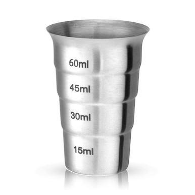 JIGGER STEPPED METAL 2OZ