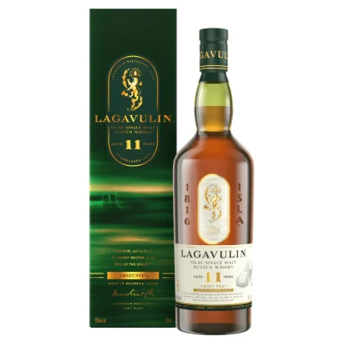 LAGAVULIN 11YR SWEET PEAT SINGLE MALT SCOTCH 750ML