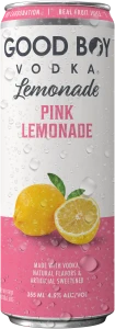 GOOD BOY VODKA PINK LEMON CN 4PK CASES ONLY 6/PK