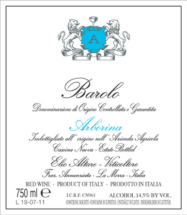 ALTARE BAROLO ARBORINA 13 1 5L